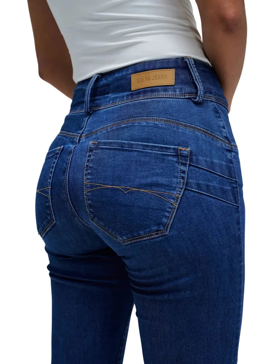 Jegging Secret Silhouette Salsa Jeans Azul | Bicos de Fío