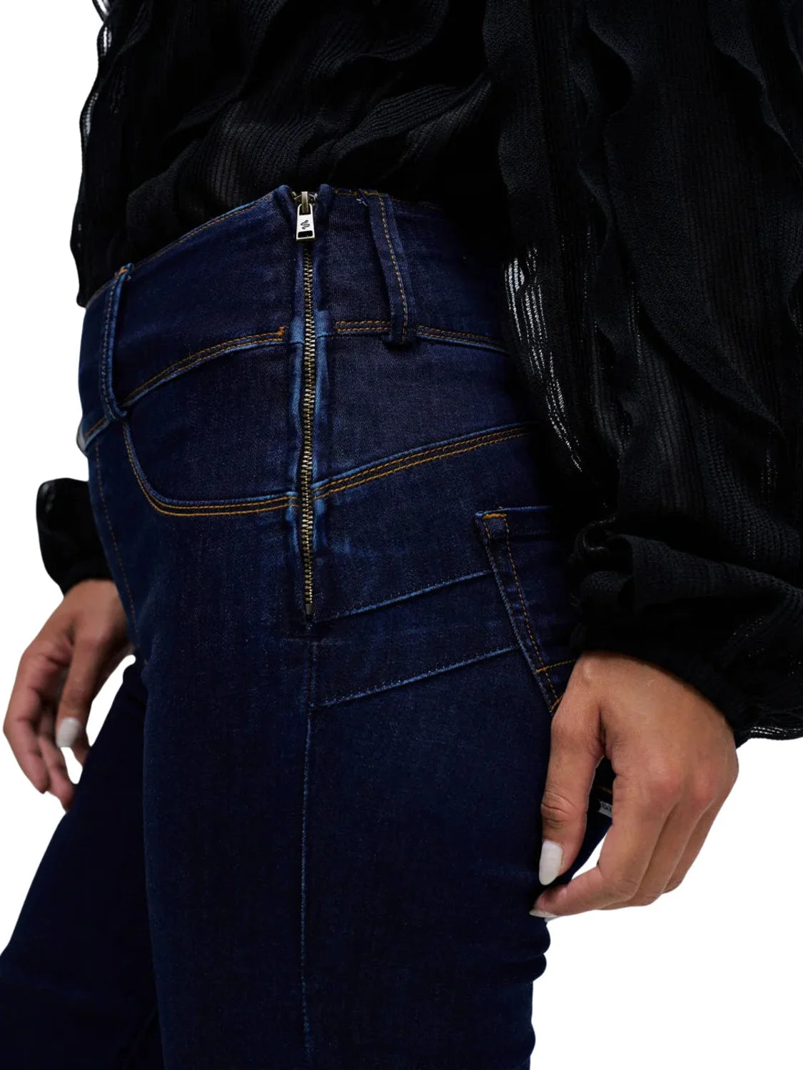 Jegging Secret Silhouette Salsa Jeans Azul Oscuro | Bicos de Fío