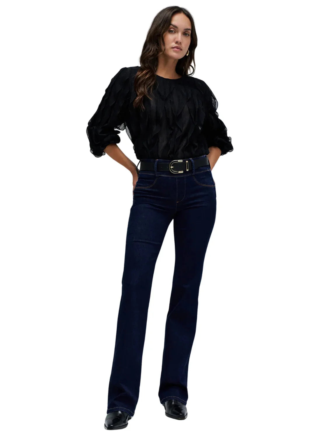 Jegging Secret Silhouette Salsa Jeans Azul Oscuro | Bicos de Fío