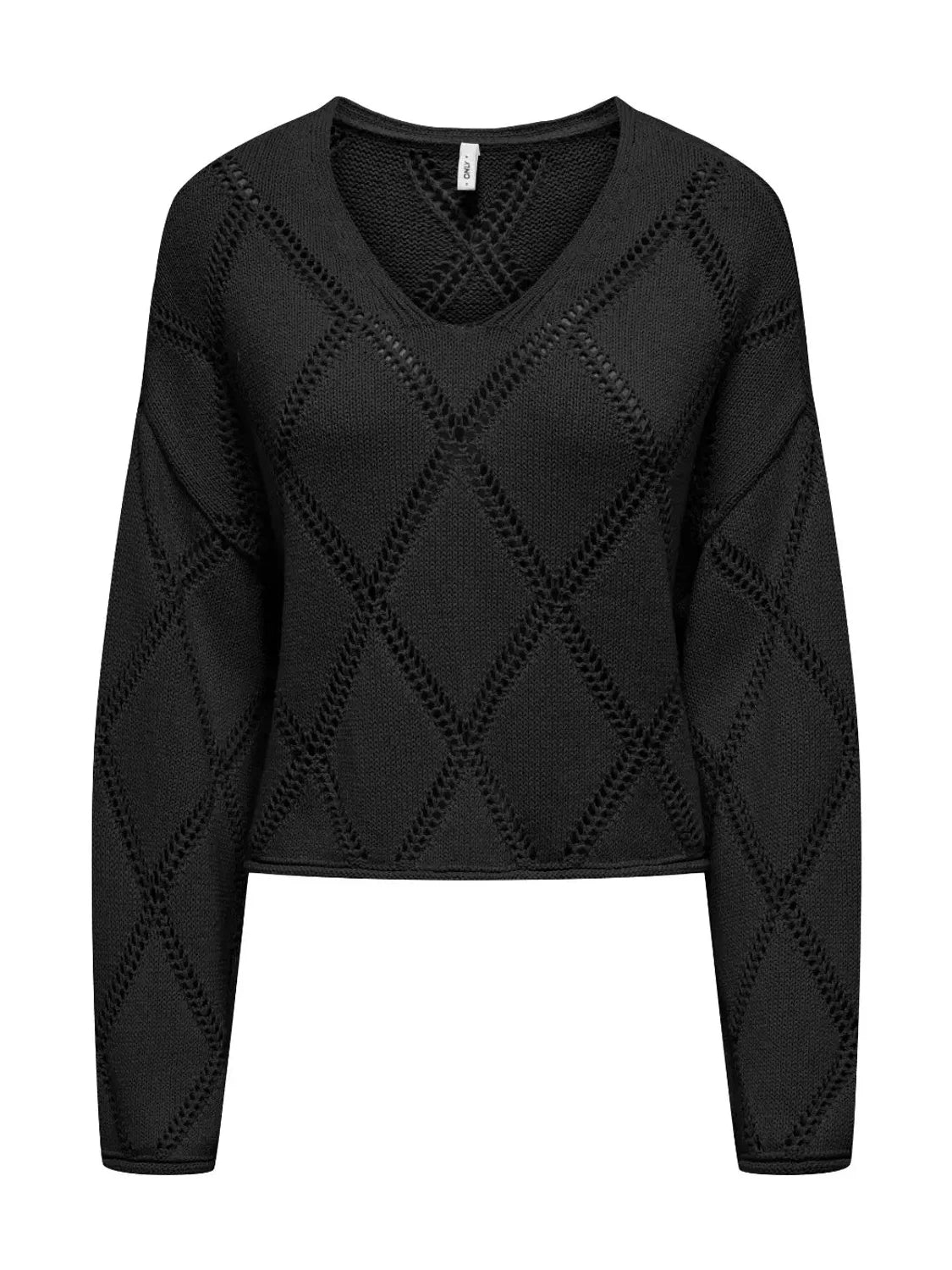 Jersey Calado ONLY Taylor Negro | Bicos de Fío