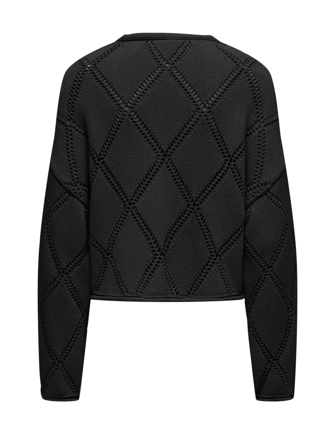 Jersey Calado ONLY Taylor Negro | Bicos de Fío