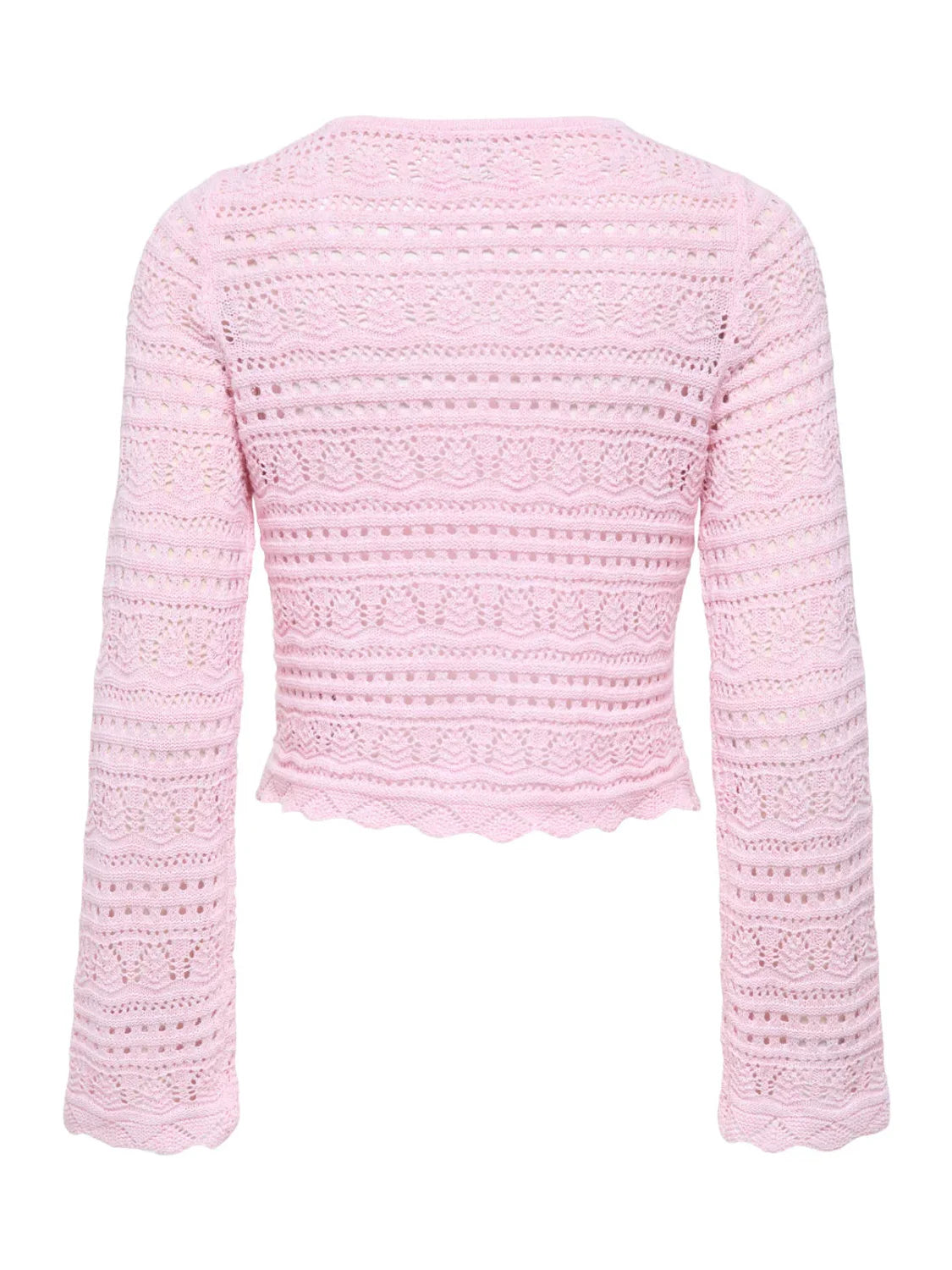 Jersey Cropped ONLY Elke Rosa | Bicos de Fío