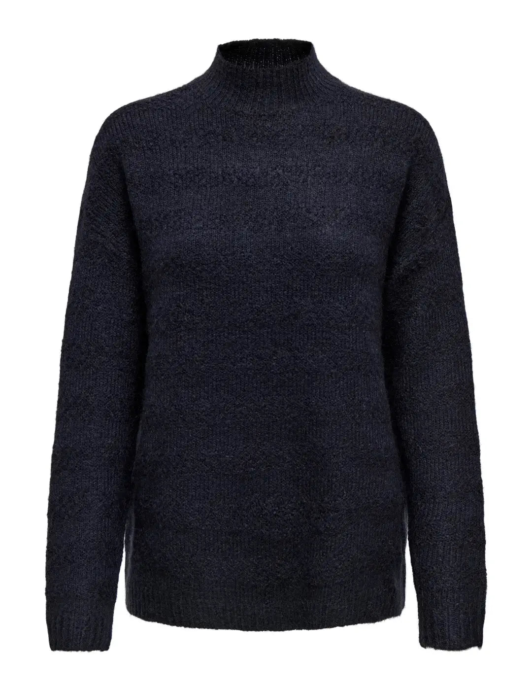 Jersey Cuello Alto Only Onlklarisa Azul Marino | Bicos de Fío