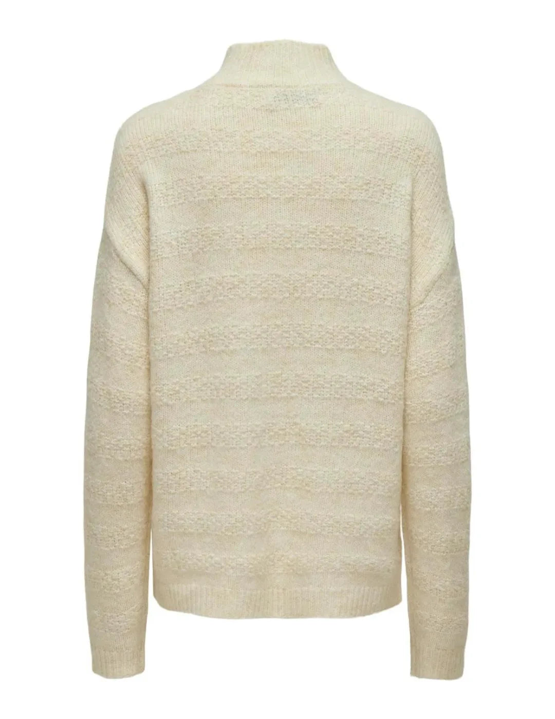 Jersey Cuello Alto Only Onlklarisa Beige | Bicos de Fío