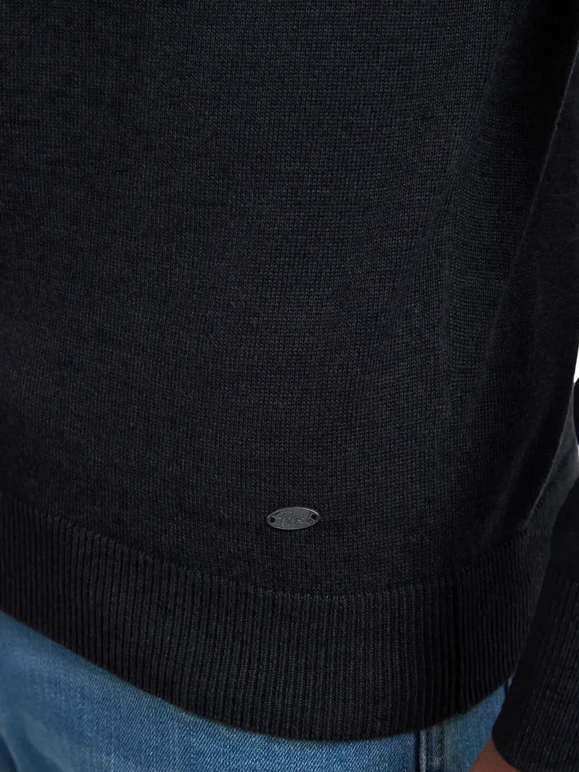 Suéter Cuello Alto Petrol Industries Azul Marino | Bicos de Fío