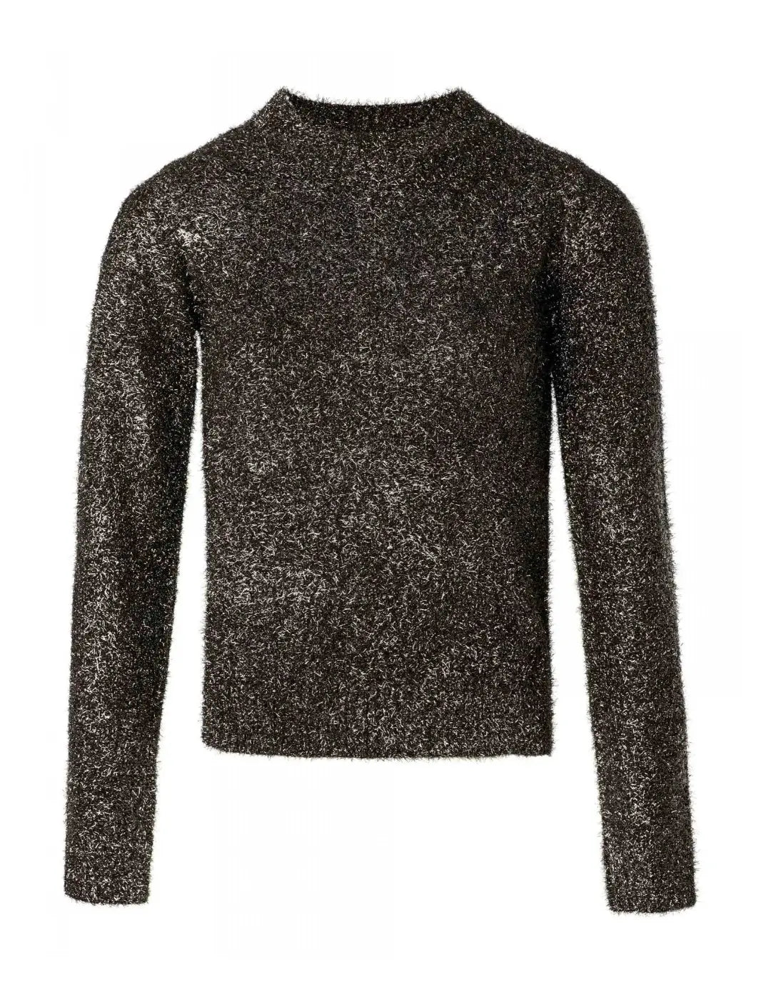 Jersey Punto Brillo Salsa Jeans Negro | Bicos de Fío