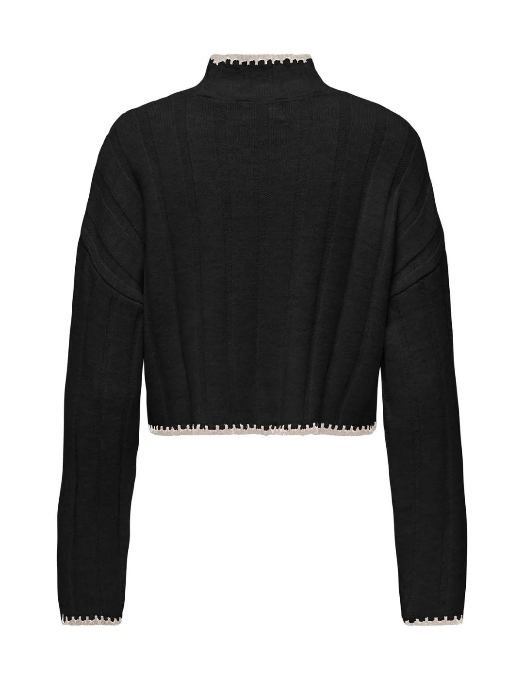 Jersey De Punto Only Onlchick Negro | Bicos de Fío