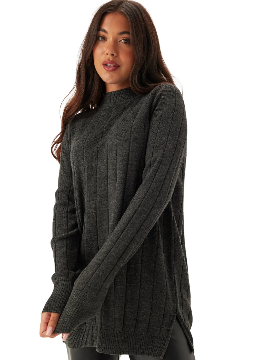 Jersey Punto Only Onltess Gris Oscuro | Bicos de Fío
