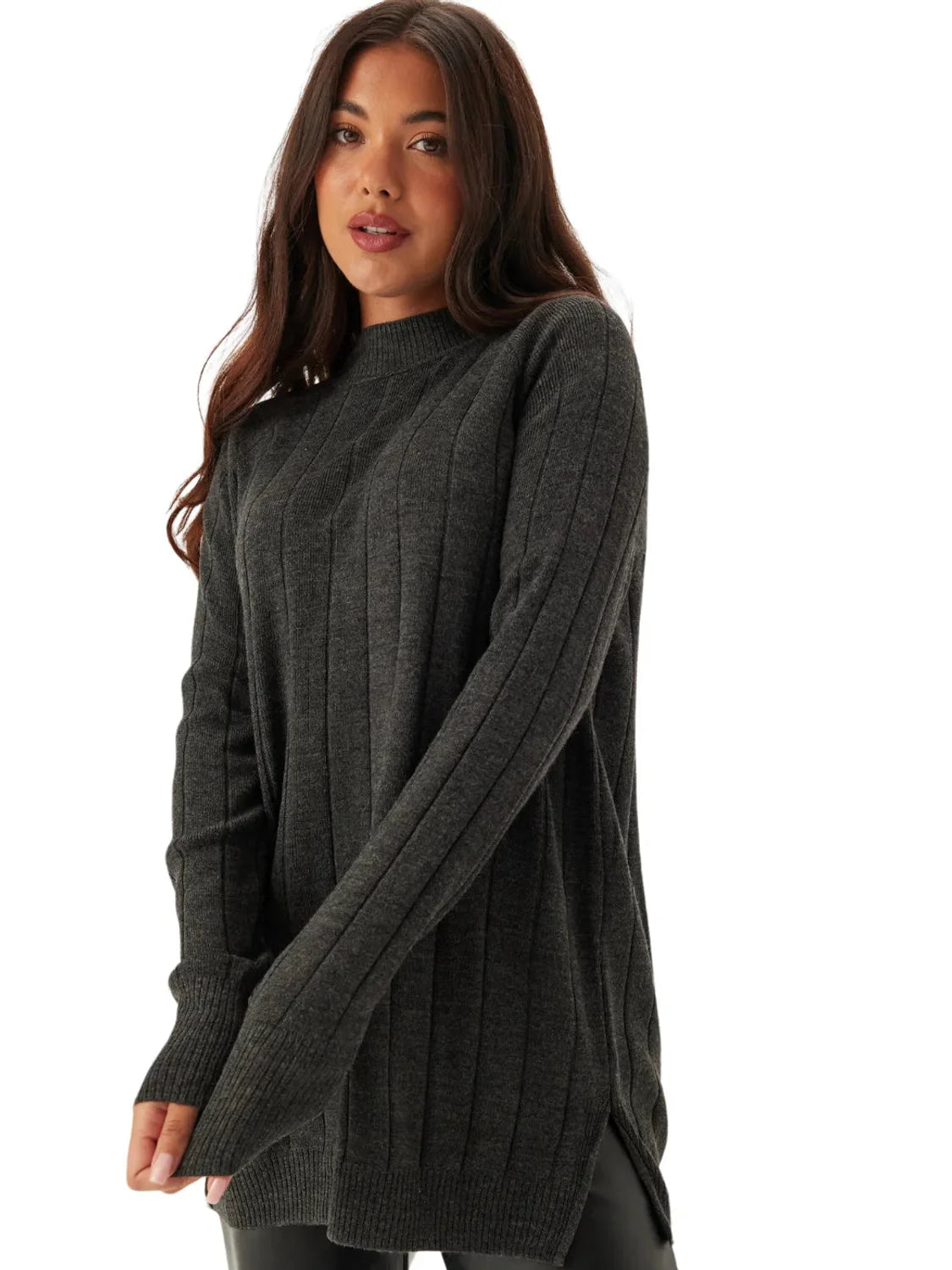 Jersey Punto Only Onltess Gris Oscuro | Bicos de Fío