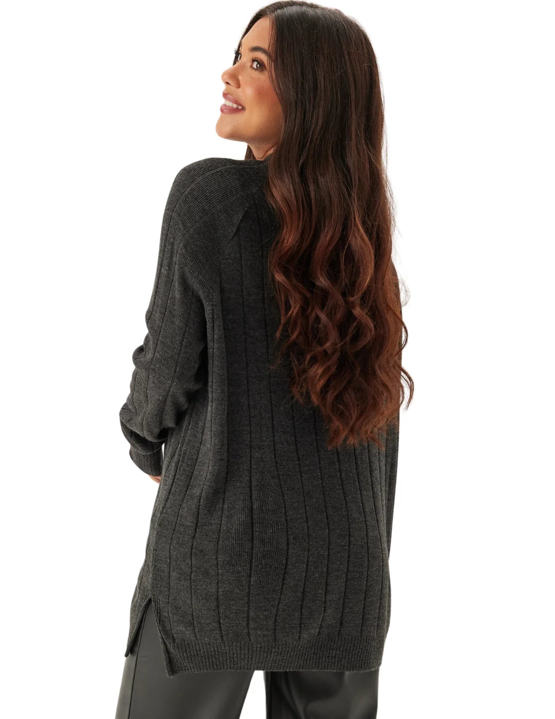 Jersey Punto Only Onltess Gris Oscuro | Bicos de Fío