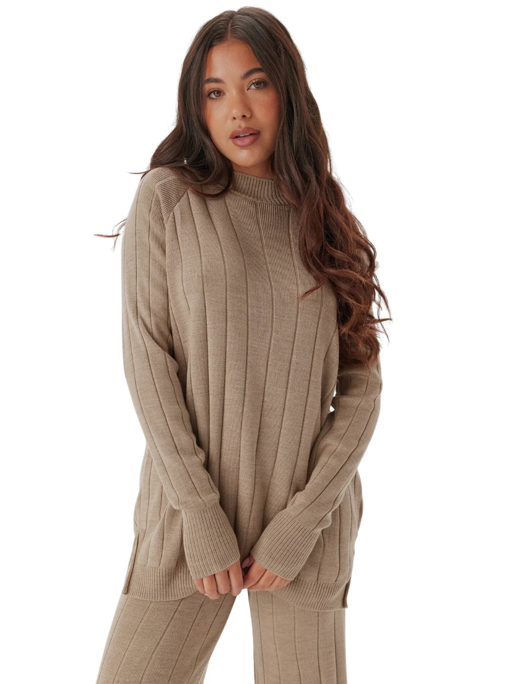 Jersey Punto Only Onltess Beige | Bicos de Fío