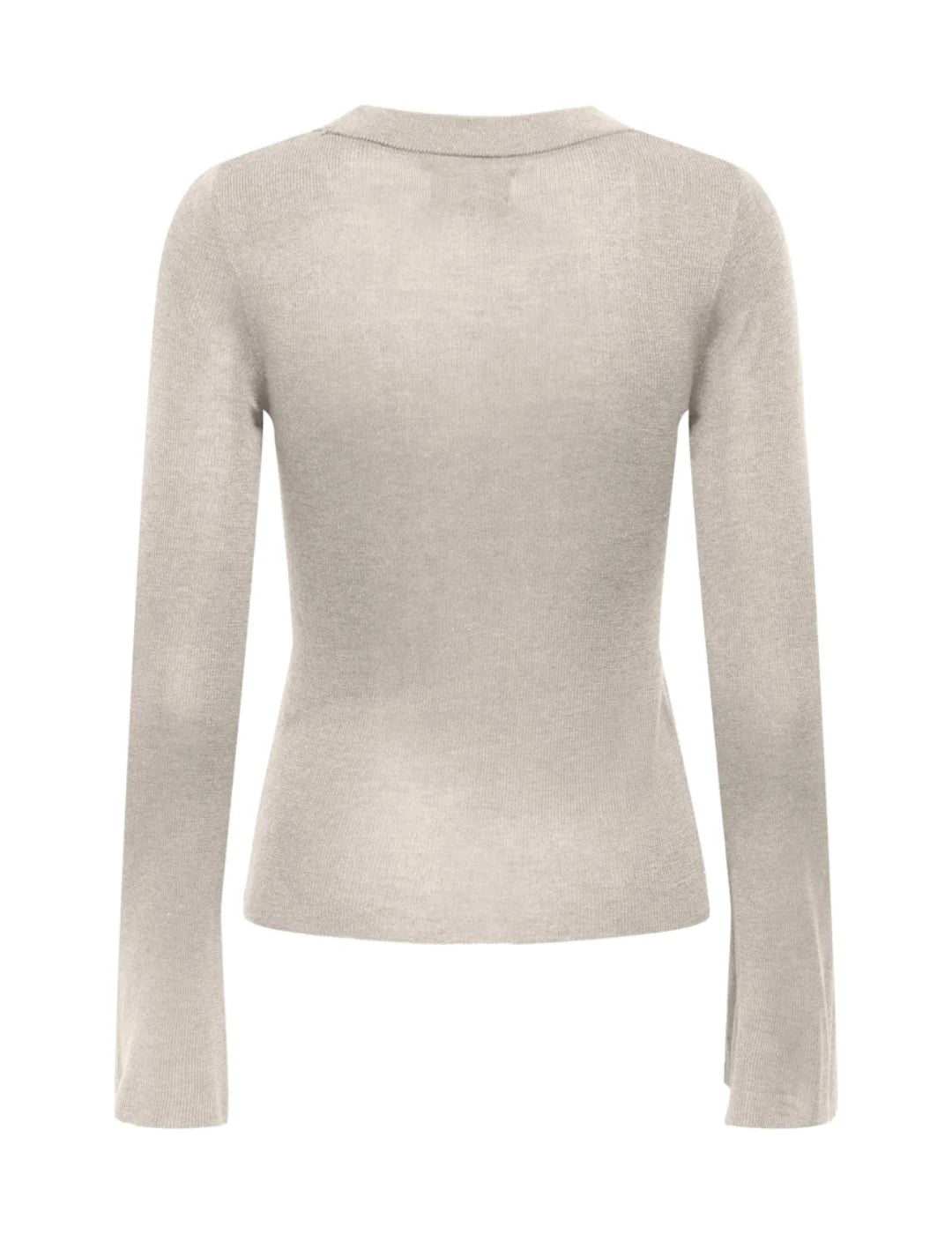 Jersey De Punto ONLY Tara Beige | Bicos de Fío