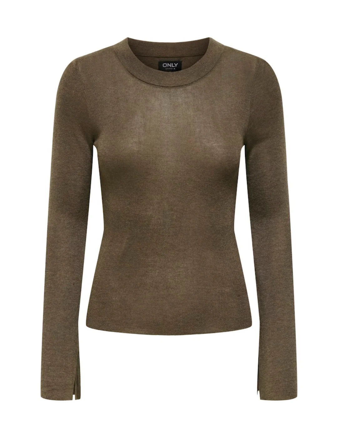 Jersey De Punto ONLY Tara Marrón | Bicos de Fío