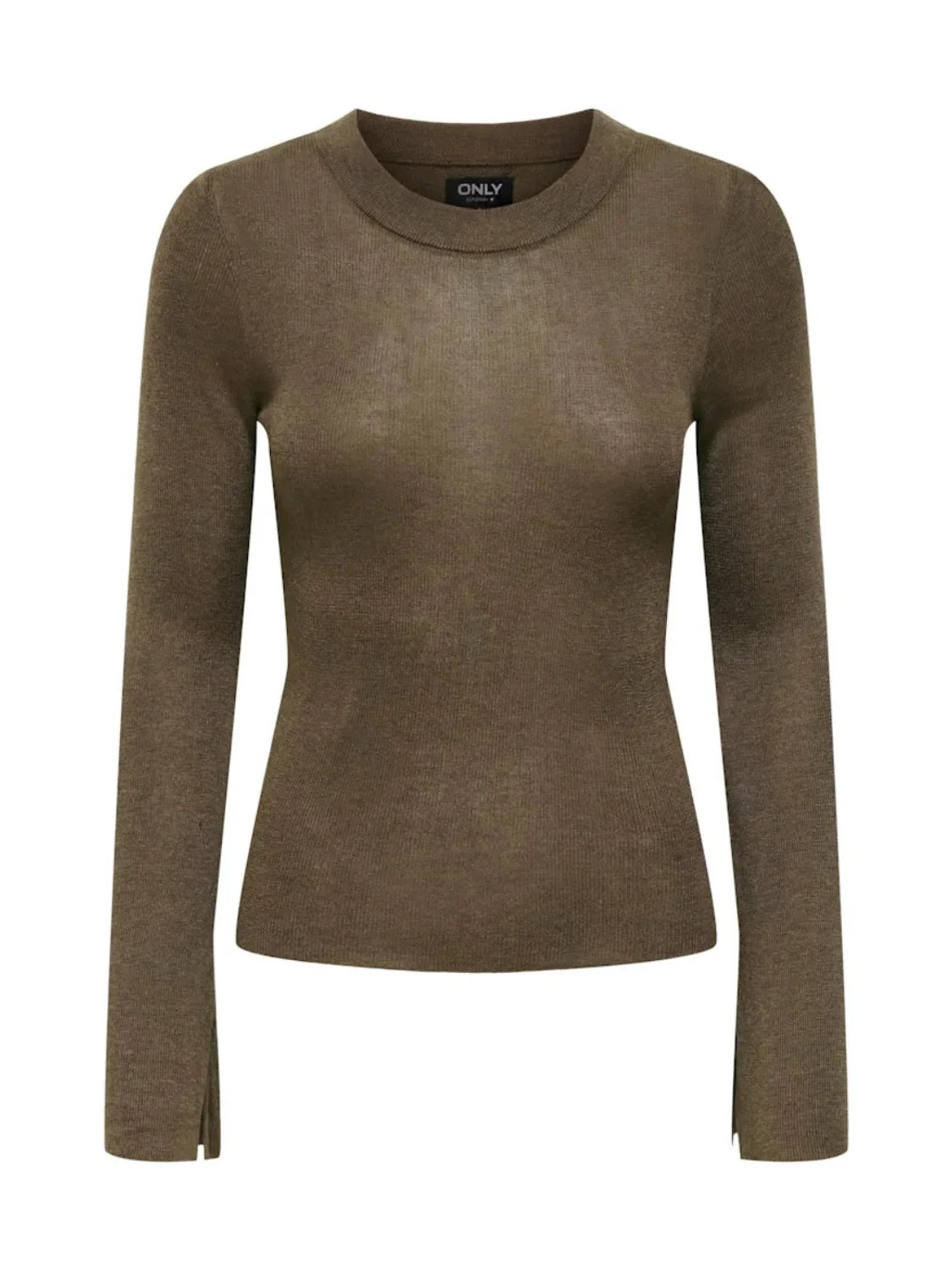 Jersey De Punto ONLY Tara Marrón | Bicos de Fío