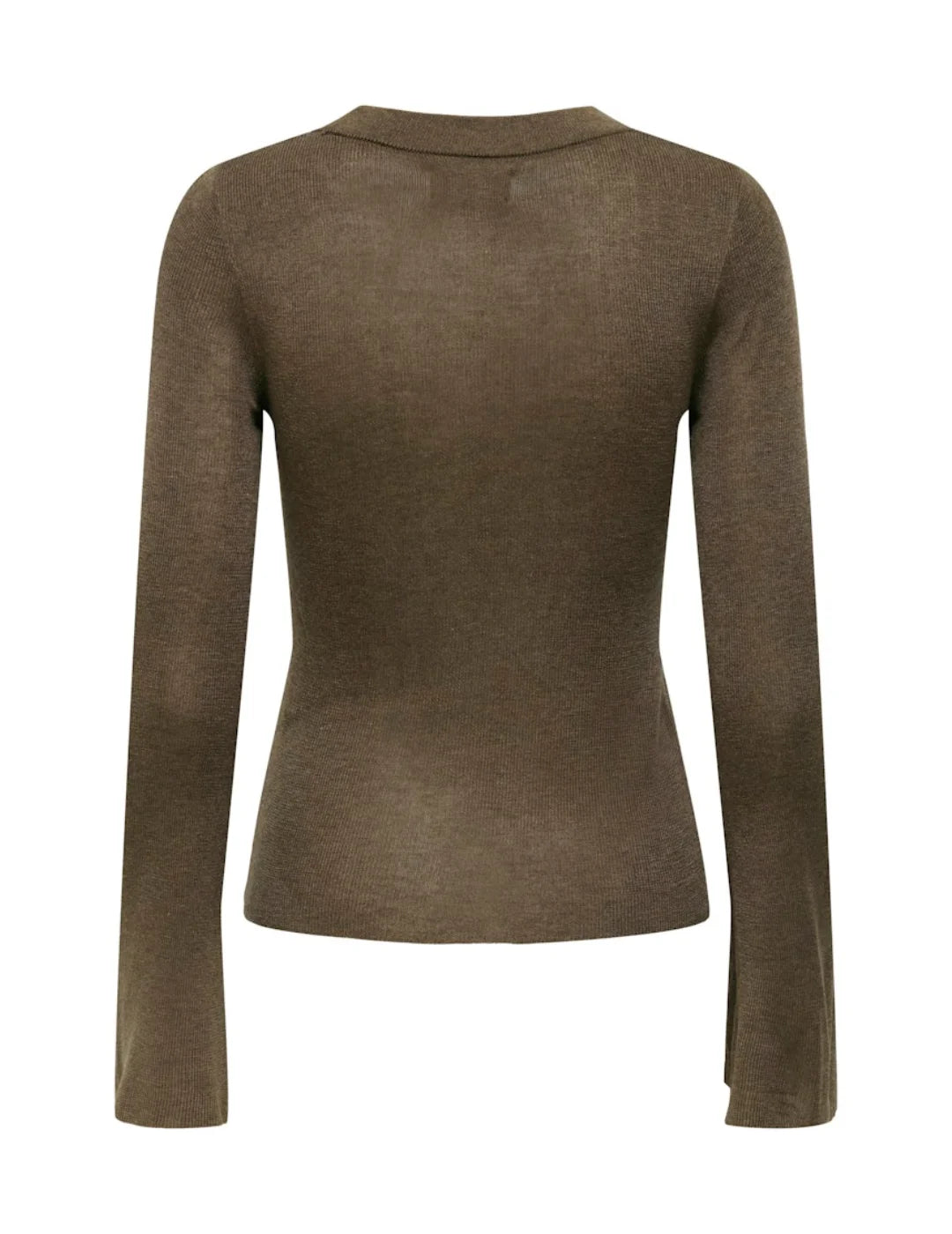 Jersey De Punto ONLY Tara Marrón | Bicos de Fío