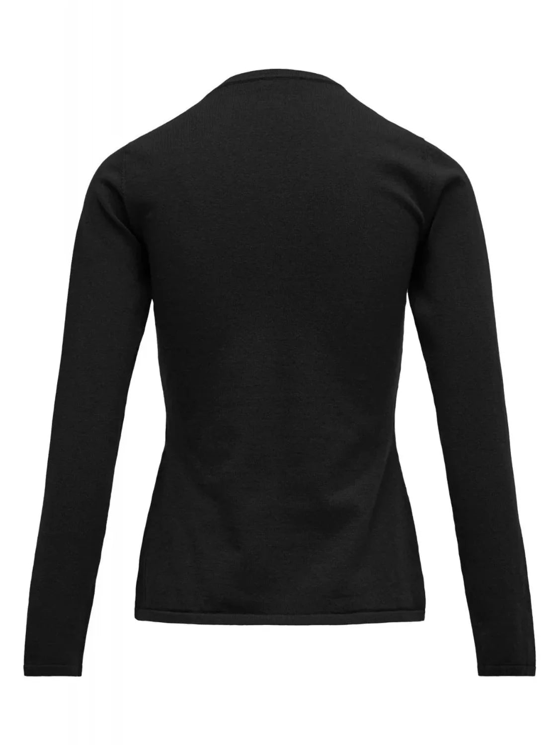 Jersey Fruncido Pecho Salsa Jeans Negro | Bicos de Fío