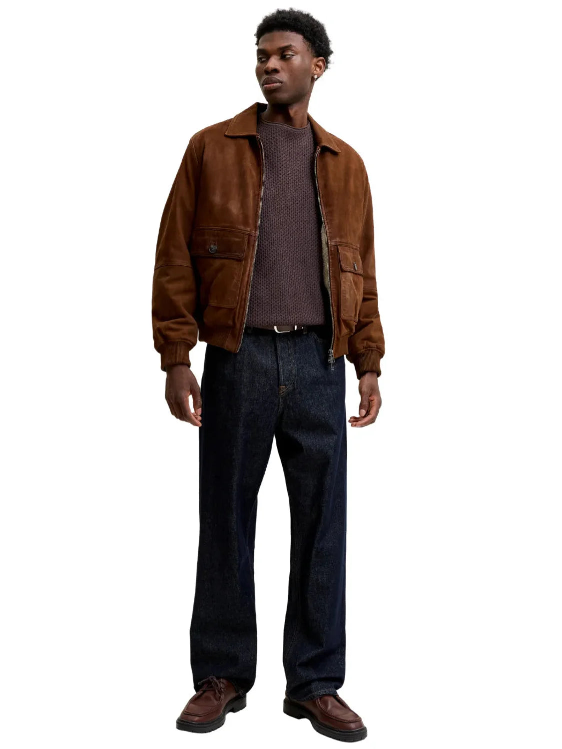 Jersey Jack&Jones Lumasón Marrón | Bicos de Fío