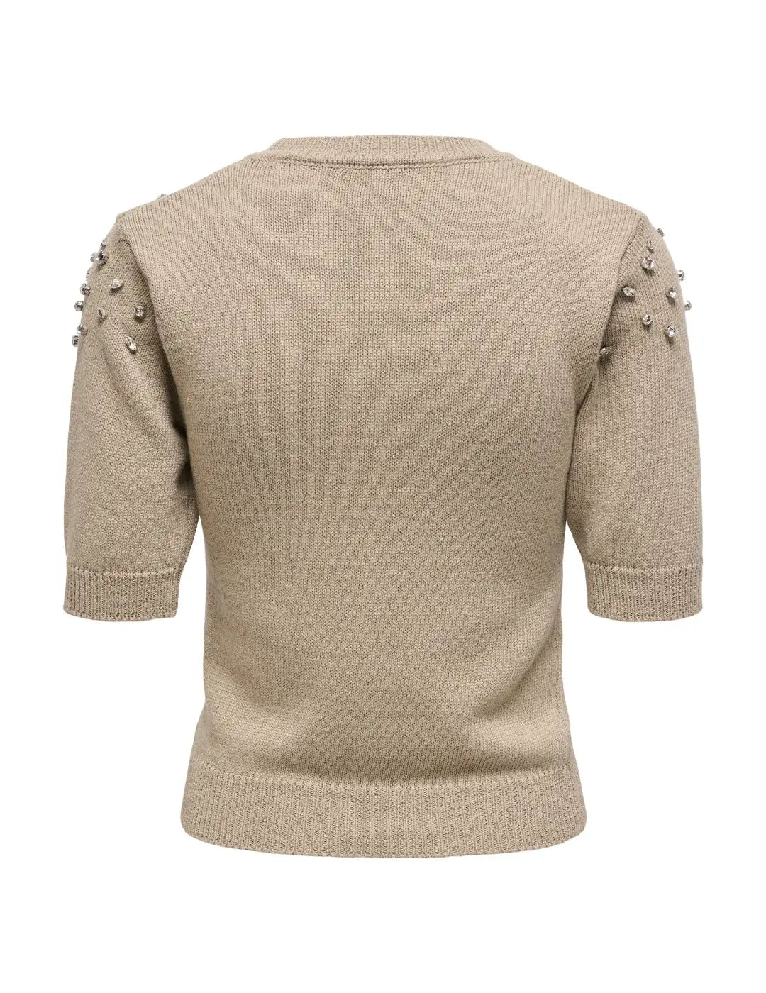 Top De Punto Only Onljules Beige | Bicos de Fío