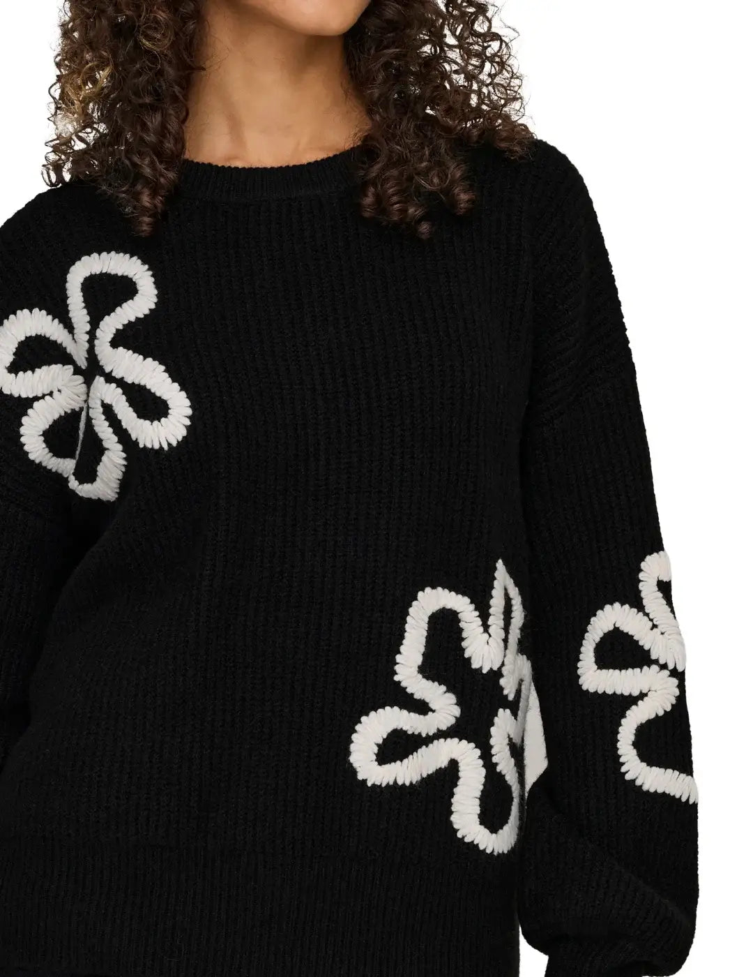 Jersey ONLY Daisy Negro | Bicos de Fío