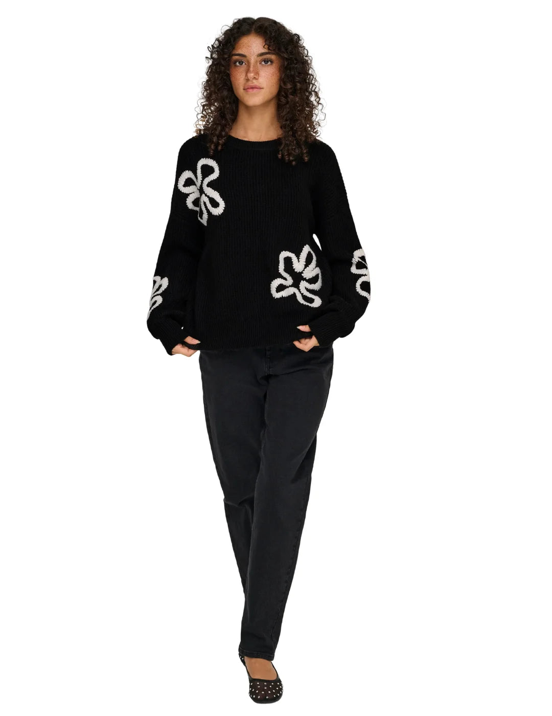 Jersey ONLY Daisy Negro | Bicos de Fío