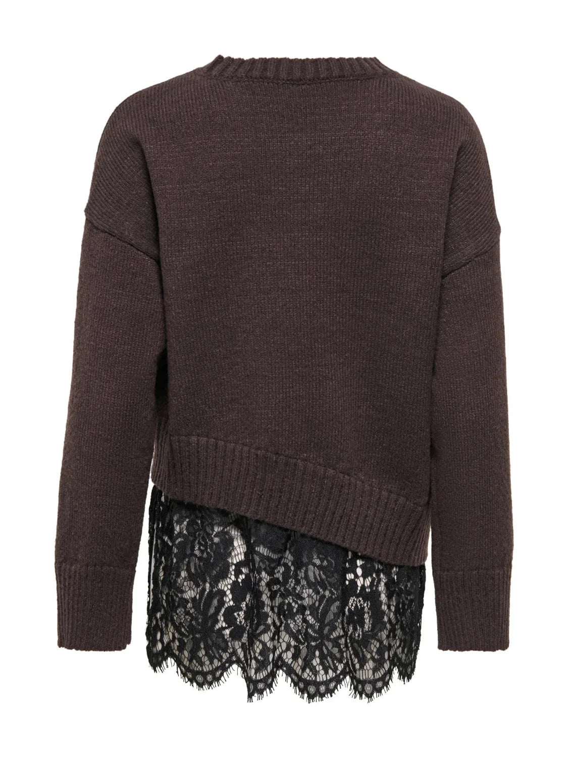 Jersey ONLY Evie Marrón | Bicos de Fío