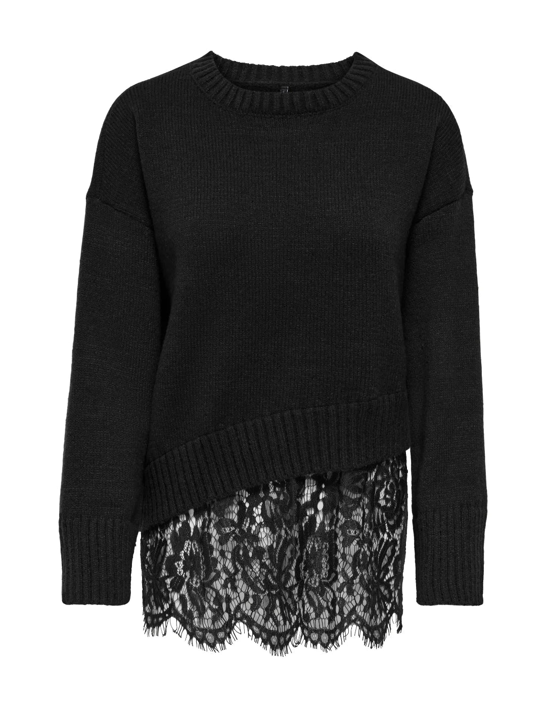 Jersey ONLY Evie Negro | Bicos de Fío