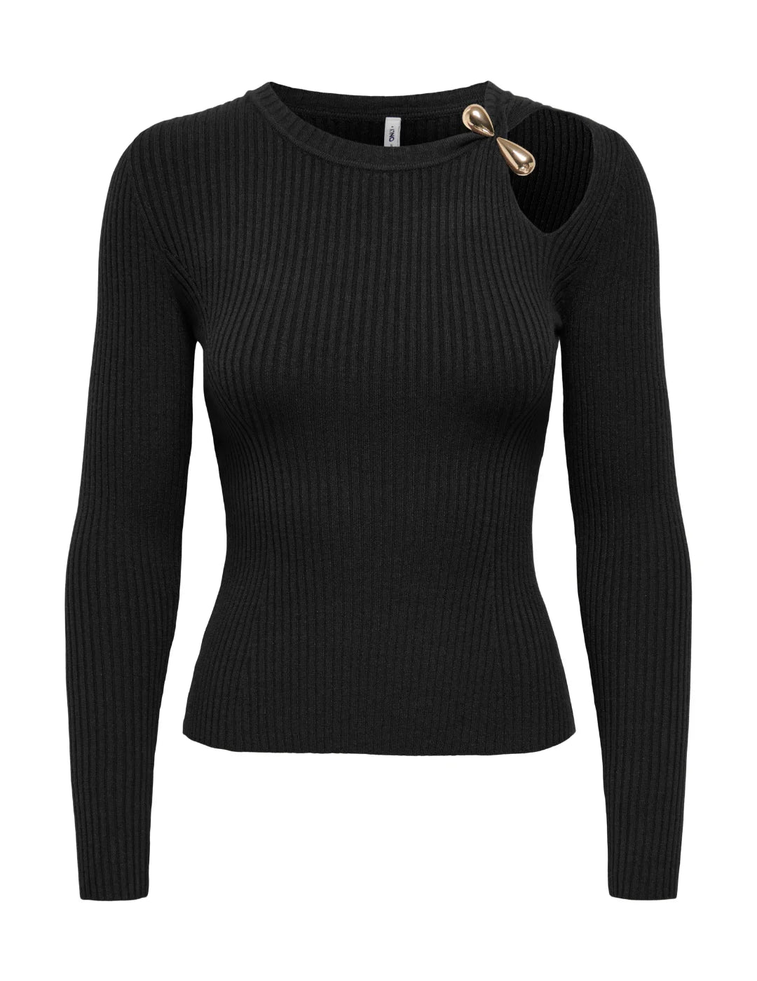 Jersey ONLY Flou Negro | Bicos de Fío