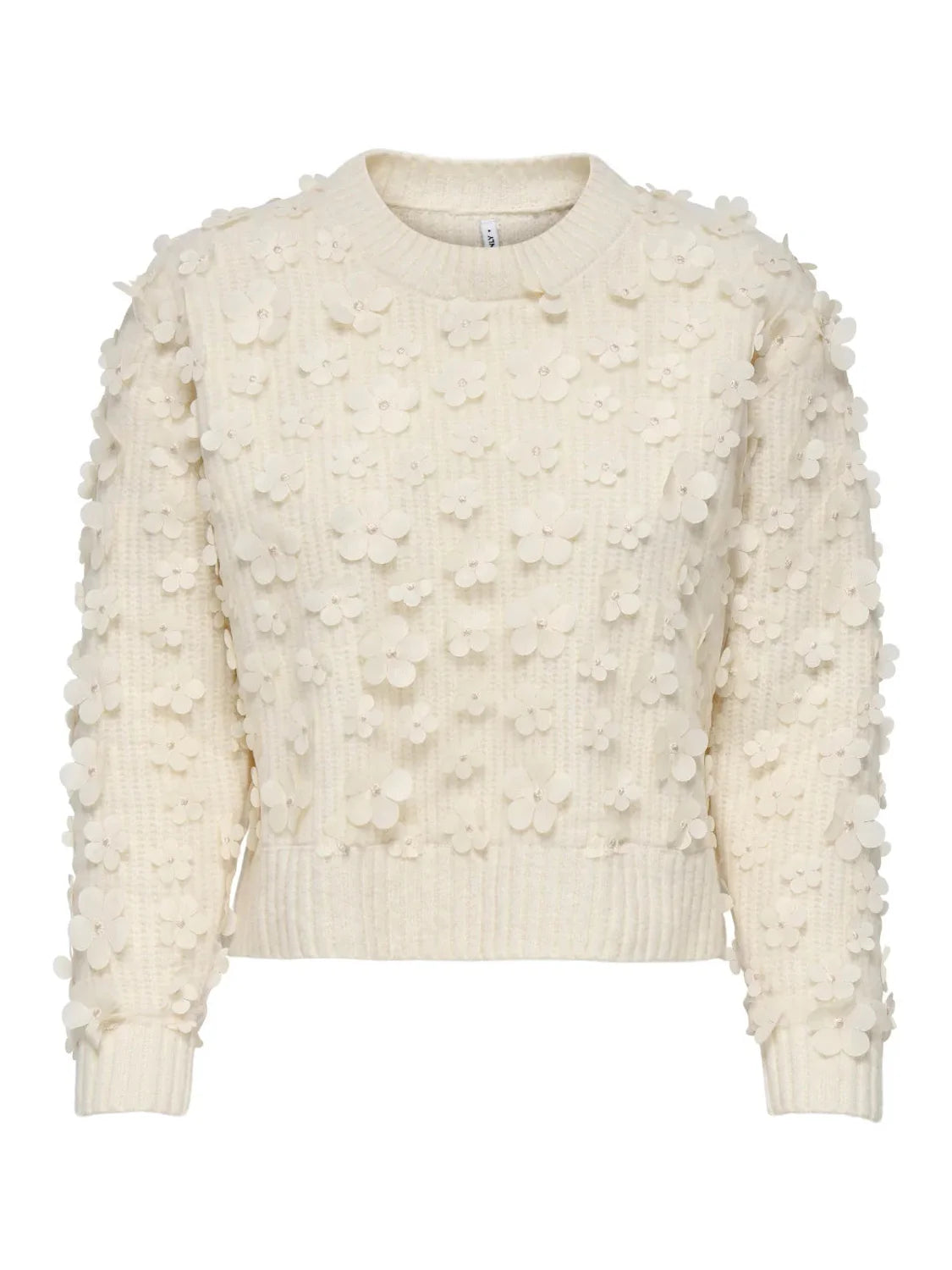 Jersey Flores ONLY Hua Beige | Bicos de Fío