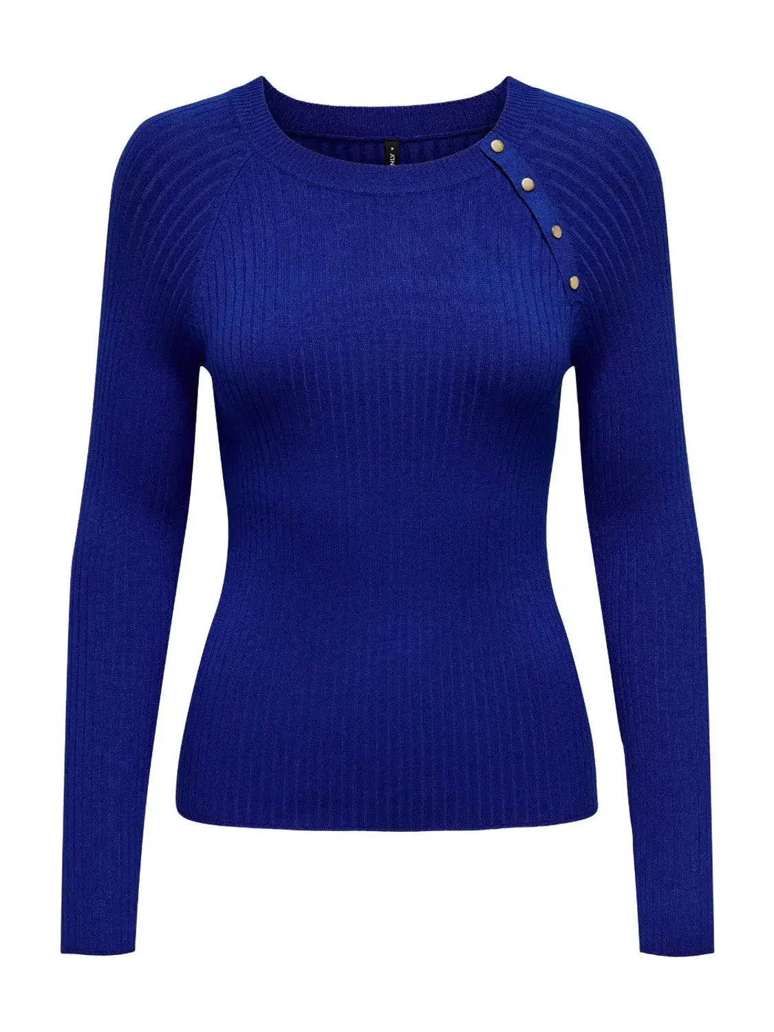 Jersey Canalé Botones Only Onlmeddi Azul | Bicos de Fío