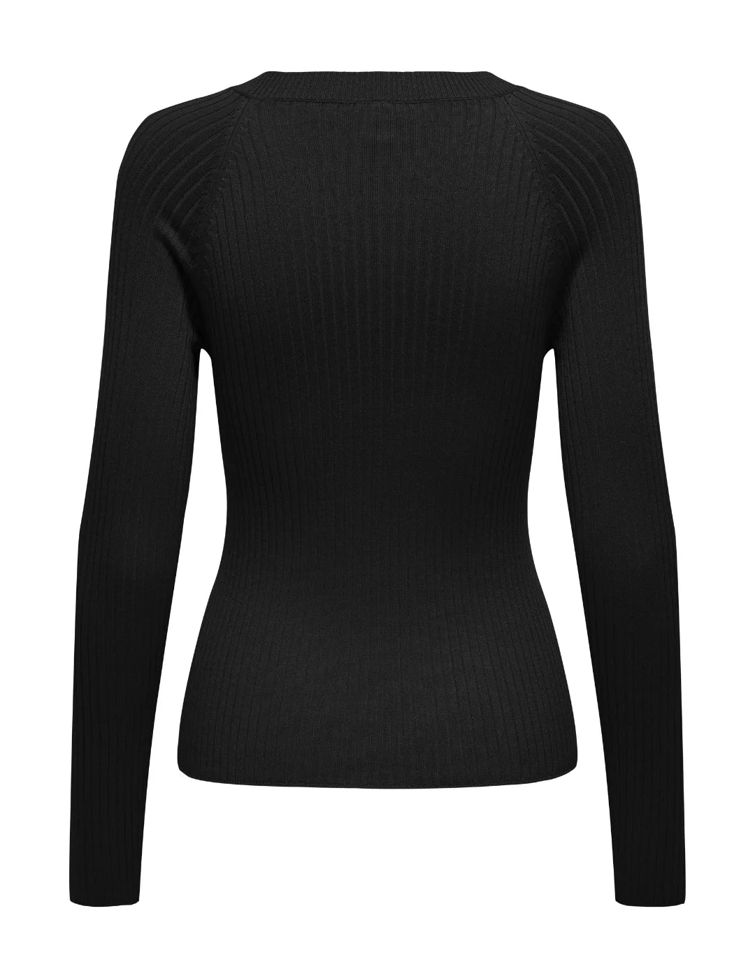 Jersey Canalé Botones Only Onlmeddi Negro | Bicos de Fío
