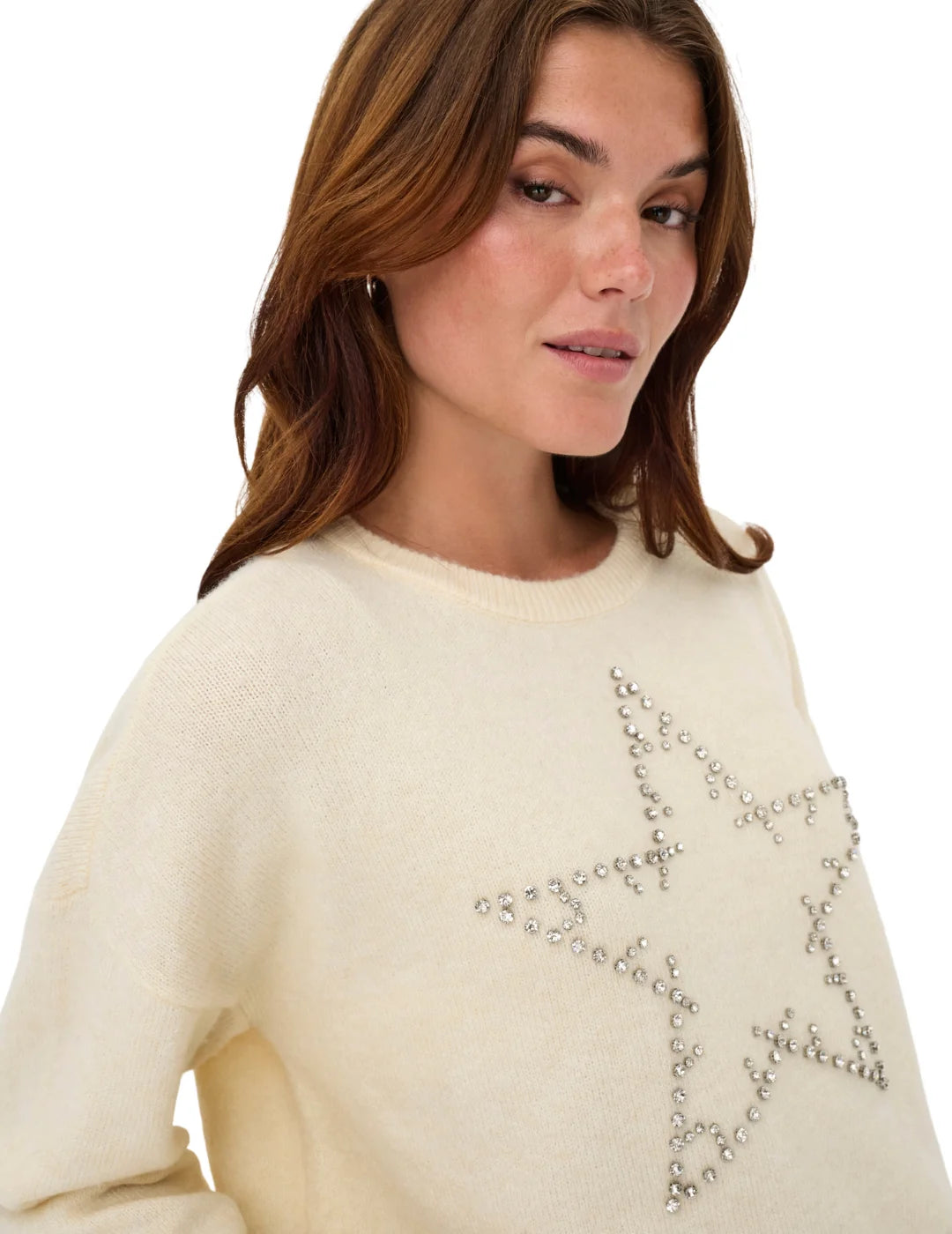 Jersey ONLY Renata Beige | Bicos de Fío