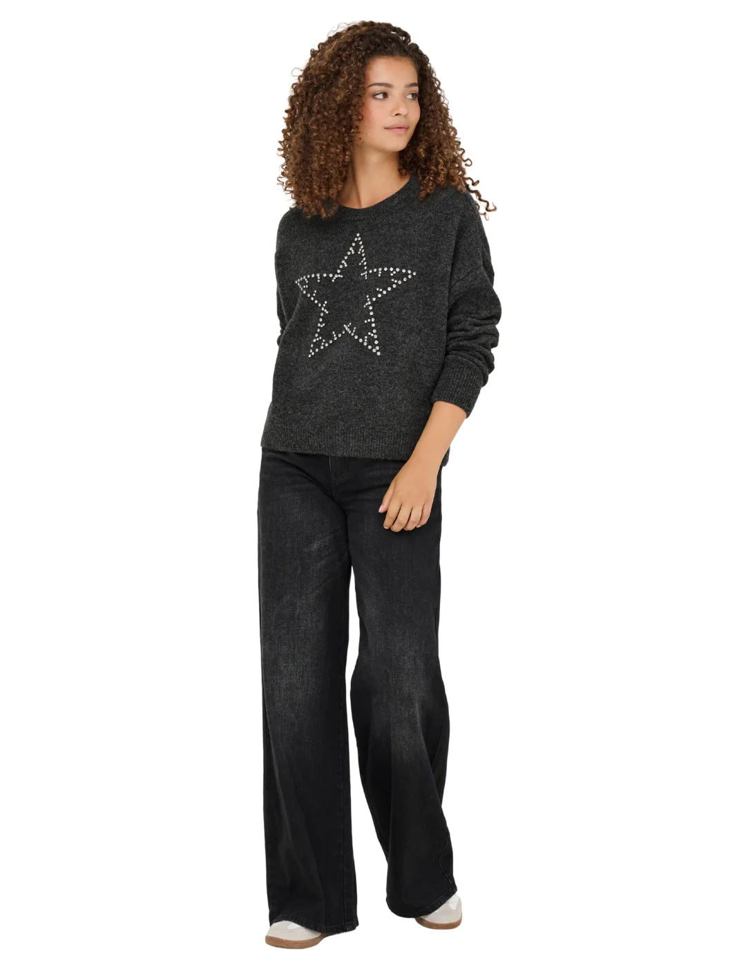 Jersey ONLY Renata Gris | Bicos de Fío