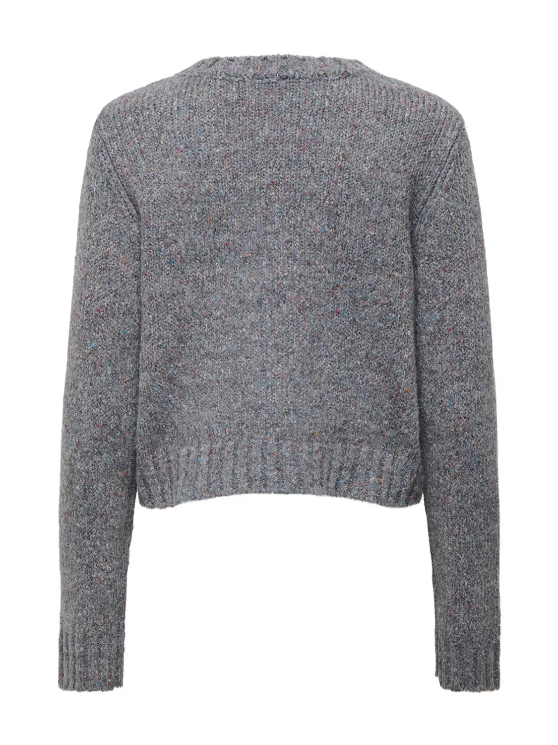 Jersey Cropped ONLY Smilla Love Gris | Bicos de Fío