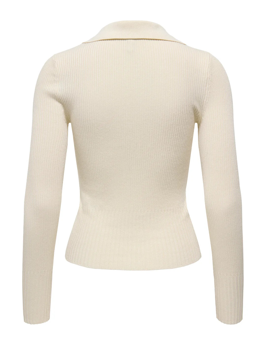 Jersey Cuello Polo ONLY Mila Crudo | Bicos de Fío