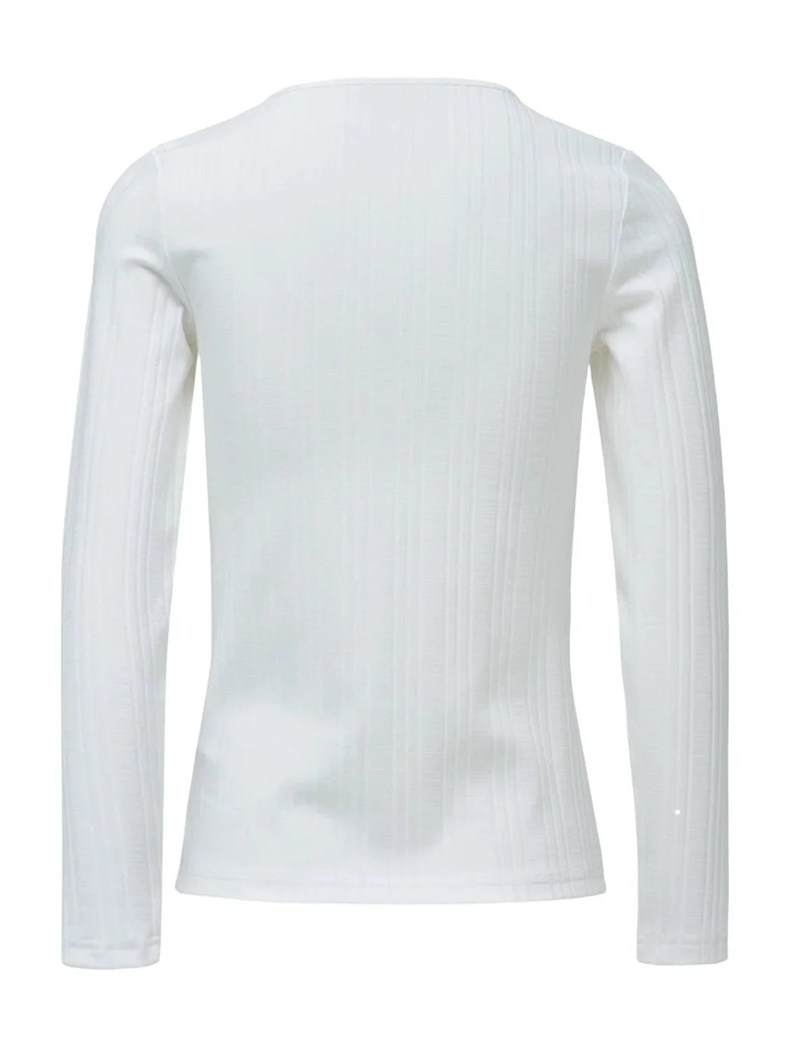 Jersey Acanalado Salsa Jeans Blanco | Bicos de Fío