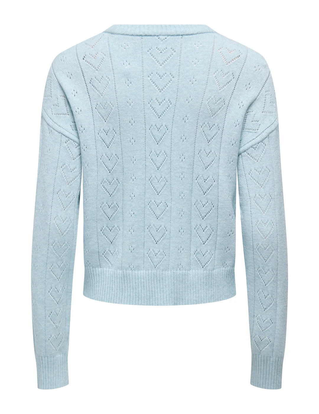 Jersey Corazones ONLY Isa Azul | Bicos de Fío