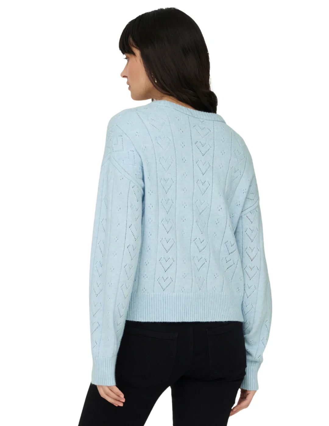 Jersey Corazones ONLY Isa Azul | Bicos de Fío