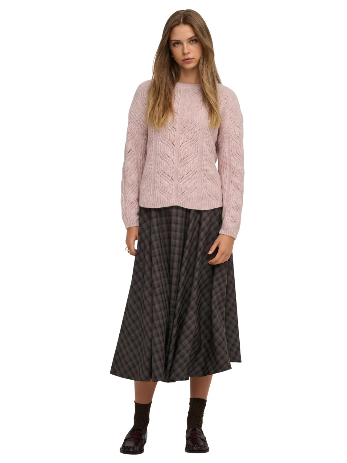 Jersey Punto ONLY Sophie Rosa Lilac | Bicos de Fío