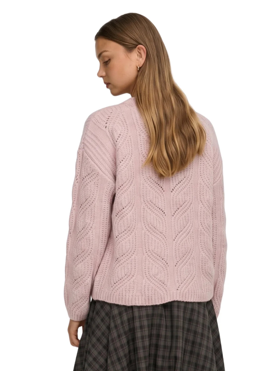 Jersey Punto ONLY Sophie Rosa Lilac | Bicos de Fío