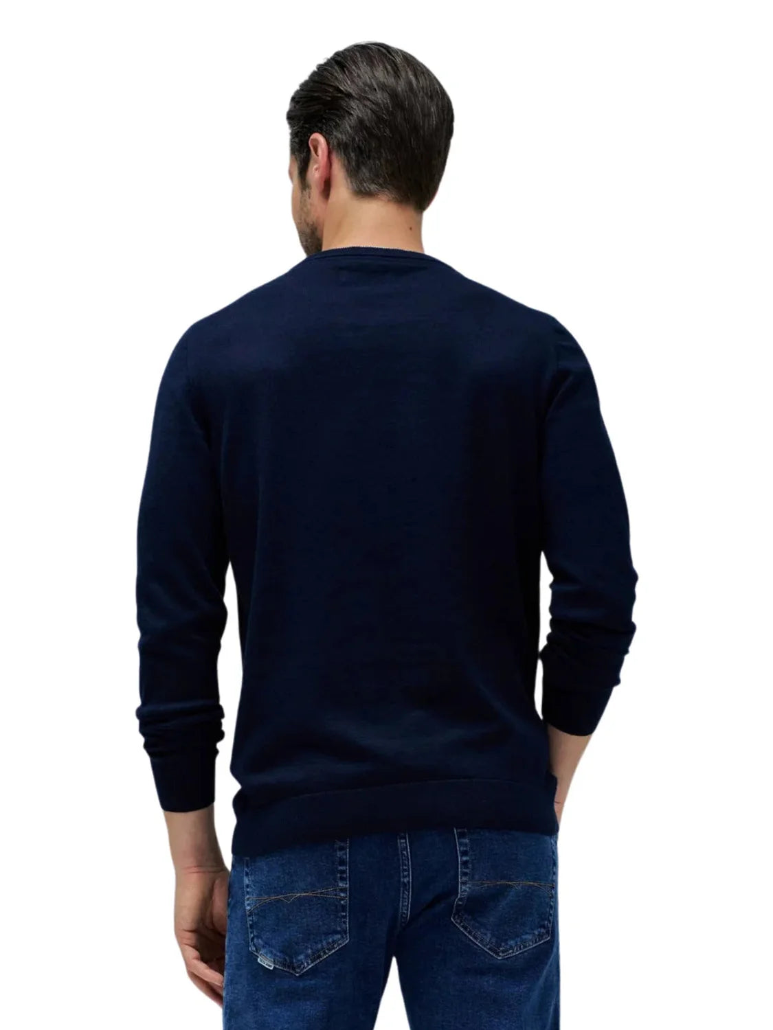 Jersey Punto Botones Salsa Jeans Azul Marino | Bicos de Fío