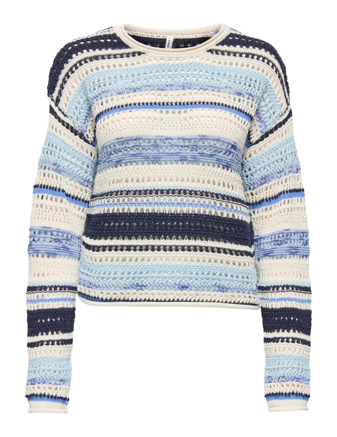 Jersey Rayas ONLY Amelie Azul | Bicos de Fío