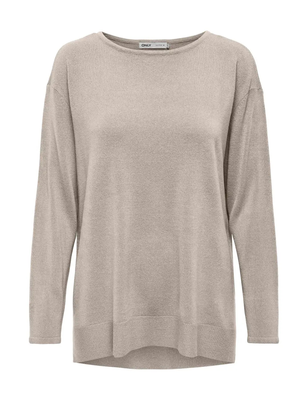 Jersey Cuello Barco Only Onlsun Beige | Bicos de Fío