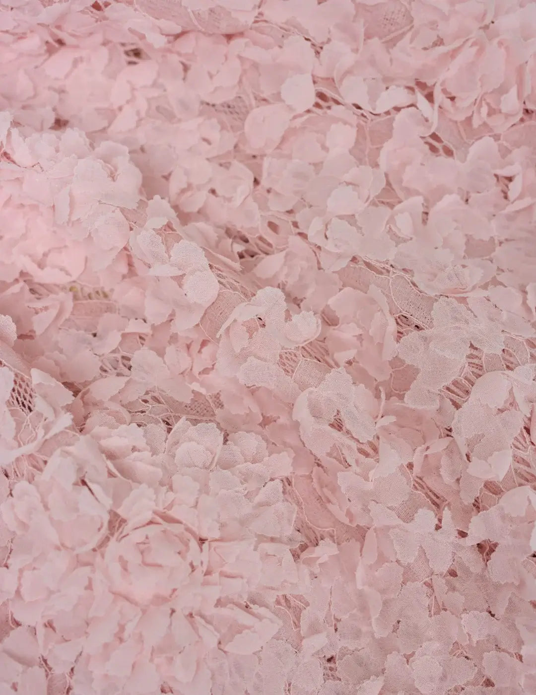Jersey Salsa Jeans Textura Floral Rosa | Bicos de Fío