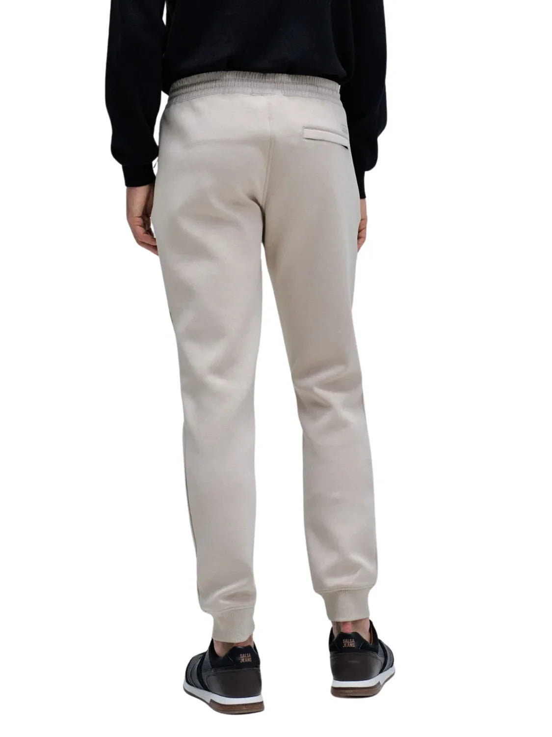 Joggers Slim Fit Salsa Jeans Beige | Bicos de Fío