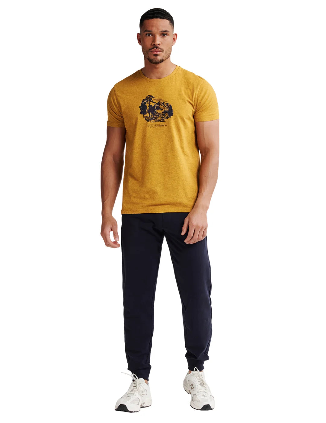 Jogger Puño Petrol Industries Azul Marino | Bicos de Fío