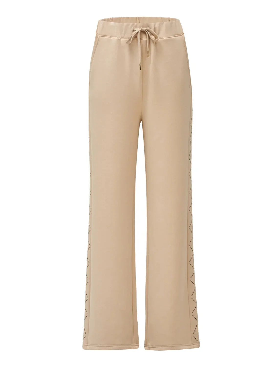 Joggers Straight Salsa Jeans Beige | Bicos de Fío