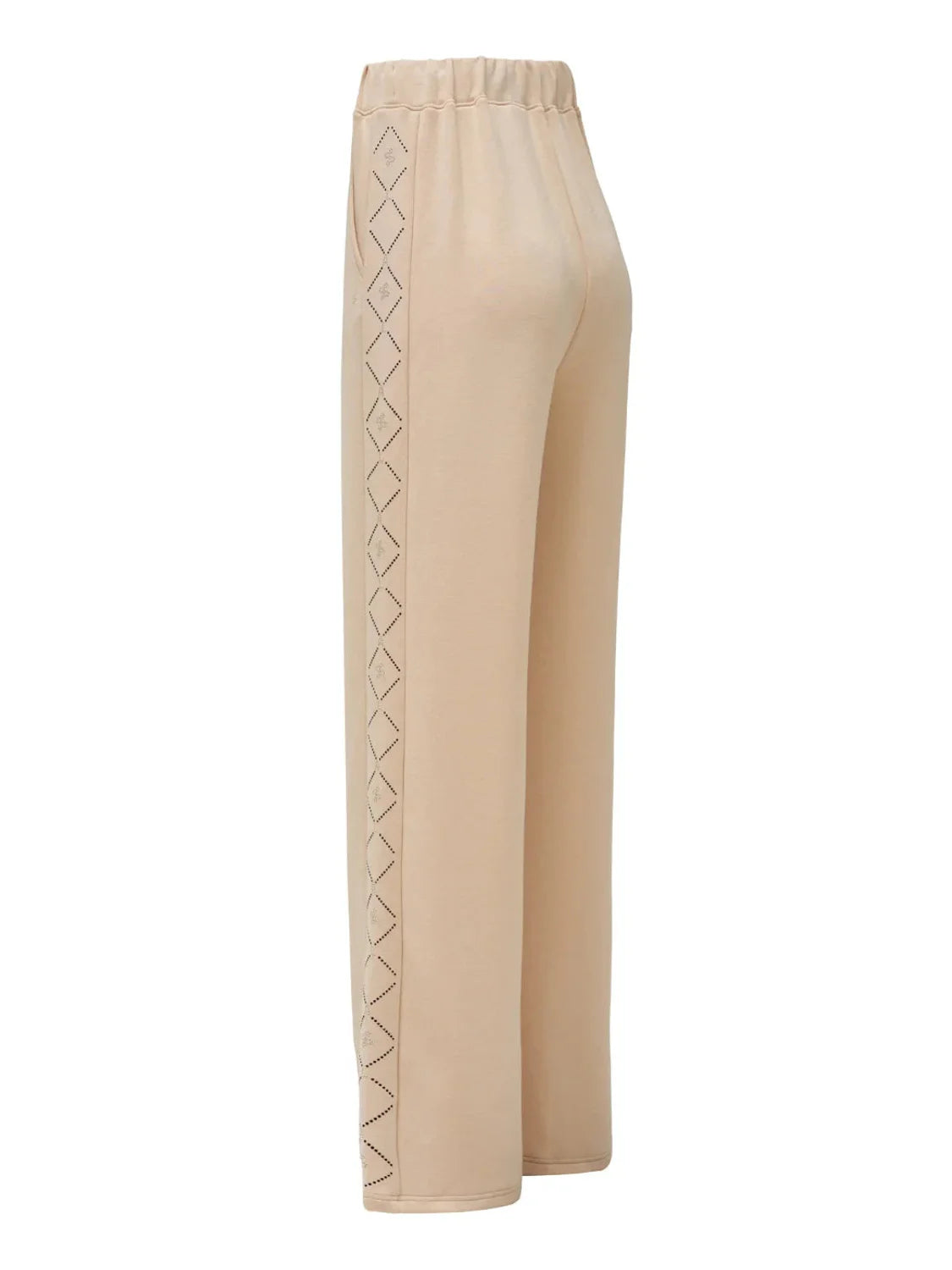 Joggers Straight Salsa Jeans Beige | Bicos de Fío