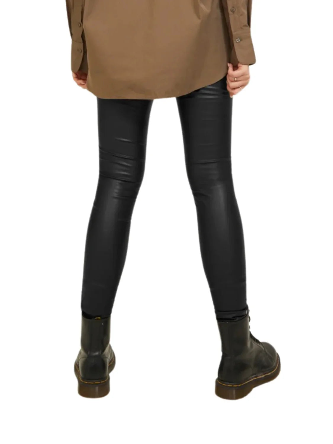Leggins De Polipiel JJXX Jxmegan Negro | Bicos de Fío