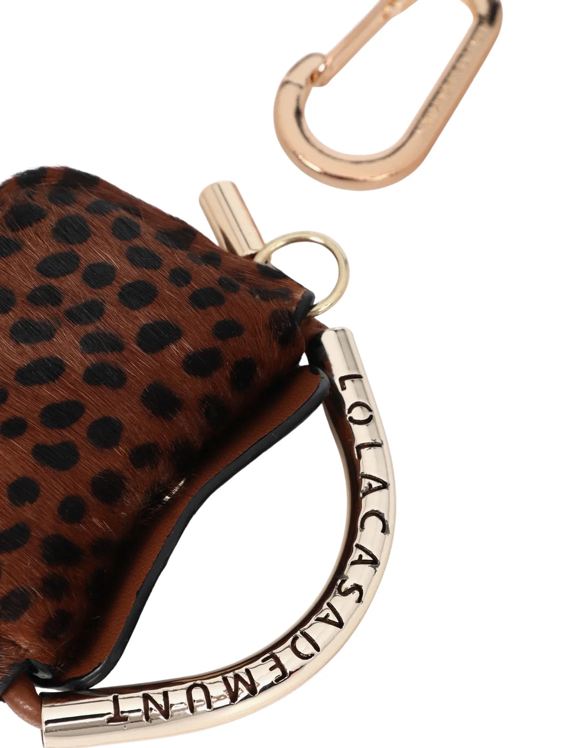 Llavero Mini Bolstito Lola Casademunt Animal Print | Bicos de Fío