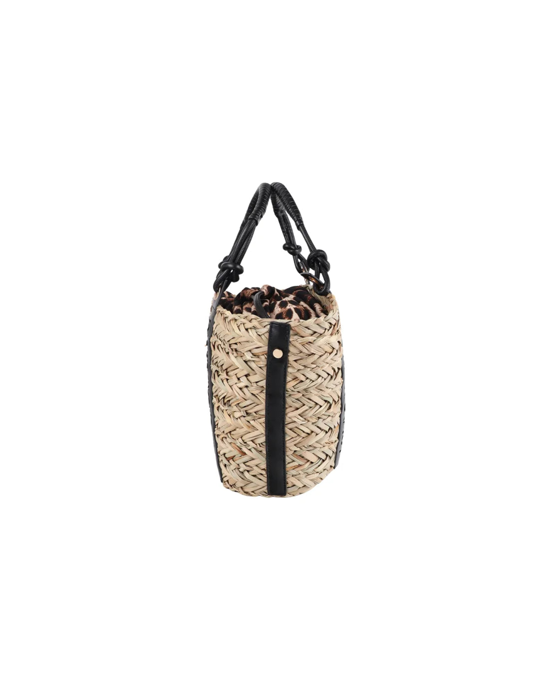 Mini Capazo Lola Casademunt Asa Troquel Beige | Bicos de Fío